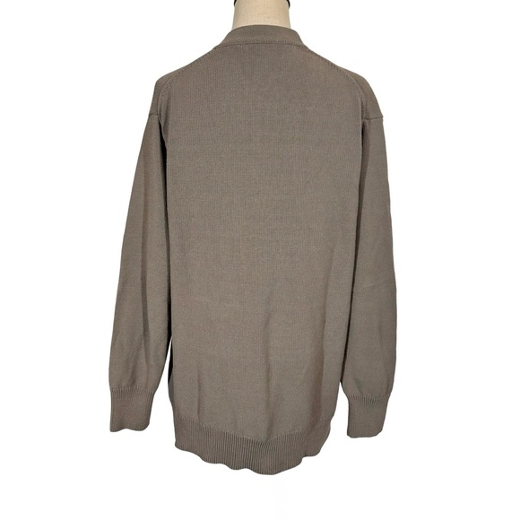 MM Lafleur The Cookie Cardigan Sleek Cotton in Fossil - Picture 8 of 13